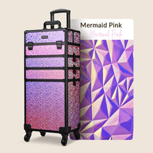 Load image into Gallery viewer, Massive Makeup Case - portable Rolling  with locks