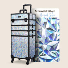 Load image into Gallery viewer, Massive Makeup Case - portable Rolling  with locks