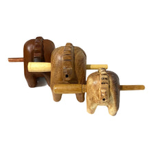 Load image into Gallery viewer, 3&quot; Wooden Cat Percussion Whistle Instrument
