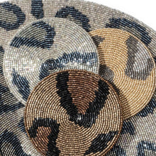 Load image into Gallery viewer, Animal Pattern Coasters- Gold