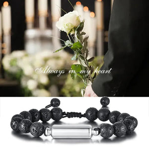 Lava Stone Bracelet For Ashes