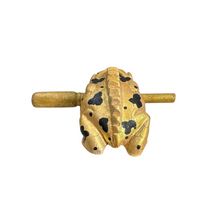 Load image into Gallery viewer, 3&quot; Medium Egypt Golden Musical Percussion Frog