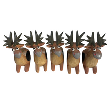 Load image into Gallery viewer, 5 Handmade Wooden Moose napkin holders
