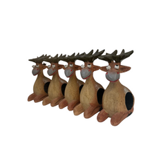 Load image into Gallery viewer, 5 Handmade Wooden Moose napkin holders