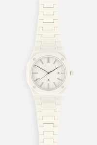 White Luxury Watch- 40MM