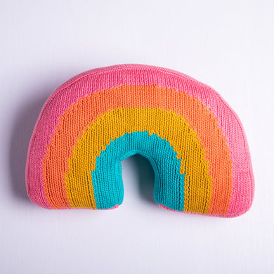 Rainbow Pillow - Bright