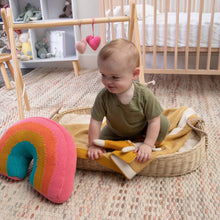 Load image into Gallery viewer, Rainbow Pillow - Bright
