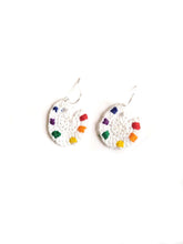 Load image into Gallery viewer, Paint Palette Earrings