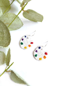 Paint Palette Earrings