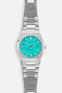 Date 003: Steel/Turquoise