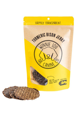 Turmeric Bison Jerky Dog Treats