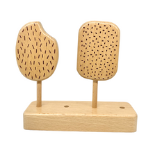 Load image into Gallery viewer, 10 Pcs Wooden Popsicle Ice Cream Bar and Pastry Cookies Pretend Play Set