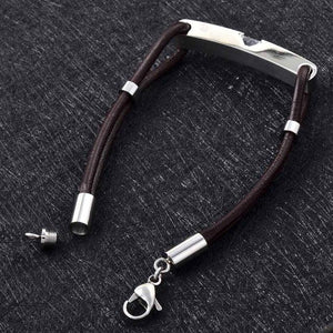 Modern Men's Cremation Urn Bracelet