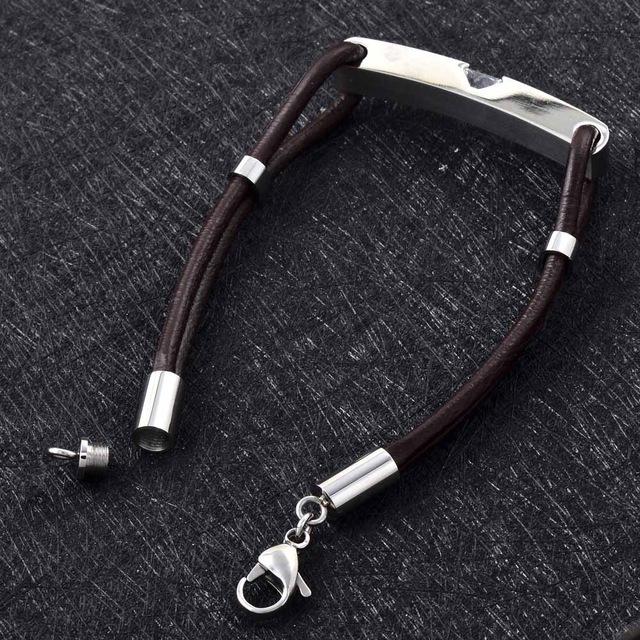 Modern Men's Cremation Urn Bracelet