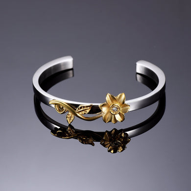 Sunflower Cremation Urn Bracelet