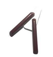 Load image into Gallery viewer, Chocolate Brown Couture Medium Stick Stud Earrings
