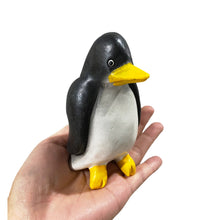 Load image into Gallery viewer, 4&quot; Painted Wooden Musical Whistle Penguin Instrument
