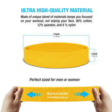 Load image into Gallery viewer, Premium Terry Cloth Cotton Sweatbands