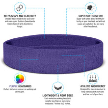 Load image into Gallery viewer, Premium Terry Cloth Cotton Sweatbands