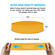 Load image into Gallery viewer, Premium Terry Cloth Cotton Sweatbands